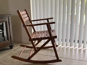 1950s Rocking Chair by The Telescope Folding Furniture Company Inc Made in USA - Picture 1 of 24