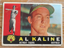 AL KALINE  1960  TOPPS   Baseball Card -  WEAR  - VINTAGE!