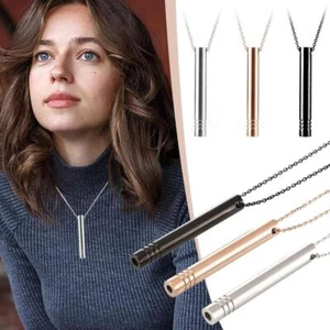 Breathlace Necklace Quit Smoking, The Breathlace Anxiety Reliever HOT A0Y5 - Foto 1 di 22