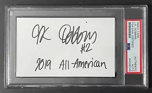 JK J.K. Dobbins Signed Index Card 2019 All American Ohio State Football PSA/DNA - Picture 1 of 1