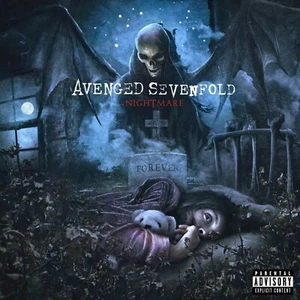 AVENGED SEVENFOLD Nightmare BANNER HUGE 4X4 Ft Fabric Poster Tapestry Flag art - Picture 1 of 3