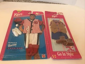 2 Vtg Ken Boyfriend Of  Barbie Fashion Favorites Go In Style 1995-1998 - Picture 1 of 5