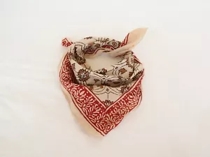 Sciarpa Bandana Bandana Cotone Biologico, Sciarpa Design Paisley, Sciarpa Cotone Vibrante - Foto 1 di 9