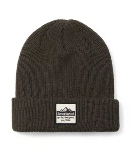 Smartwool Merino Wool Men's Beanie Knit Logo Patch Deep Sage Heather Hat, OS - Picture 1 of 1