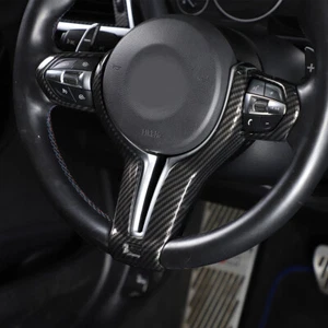 Carbon Optik Lenkrad Zierrahmen für BMW M2 M3 M4 M5 M6 F87 F80 F83 F84 F18 F06 - Picture 1 of 7