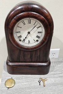 !RARO ANTICO FUNZIONANTE! 1860 Seth Thomas Tudor movimento orologio cappotto 8 giorni n. 44 - Foto 1 di 16