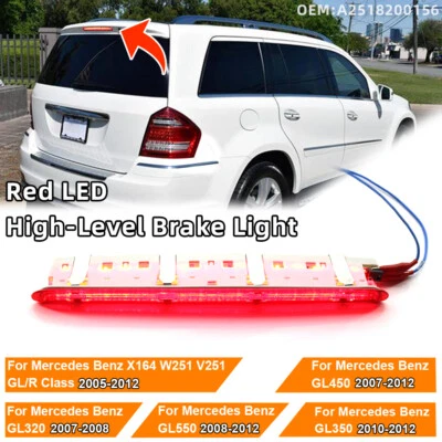 Luz de freno central de montaje alto para Mercedes Benz GL350 2010-12 GL550 2008-12 Foto 1 de 4