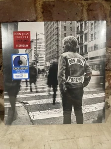 BON JOVI - Forever, Walmart Exclusive Blue And Clear Vinyl Record New LP - Picture 1 of 2