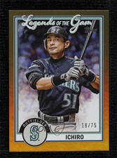 2023 Topps Series 2 Legends of the Game Gold /75 Ichiro Suzuki Ichiro #LG-25
