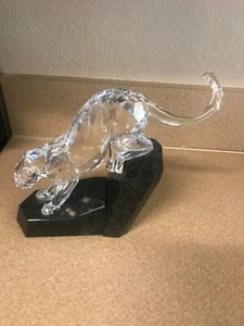 SWAROVSKI SOULMATES PANTHER 5155678 Cristallo trasparente su supporto - Foto 1 di 5