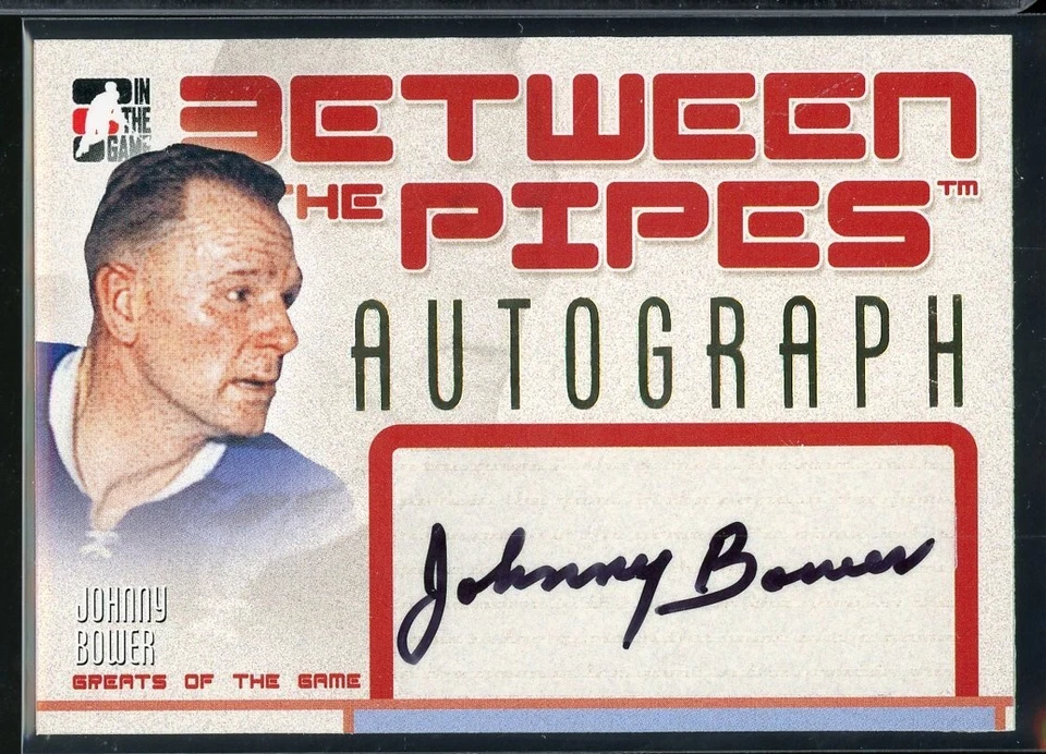 2006-07 ITG Between The Pipes Autographs #AJB Johnny Bower - Image 1 of 2