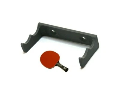 Table Tennis Ping Pong Bat Storage Rack Wall Mount Racket Holder Display Grey Foto 1 de 4