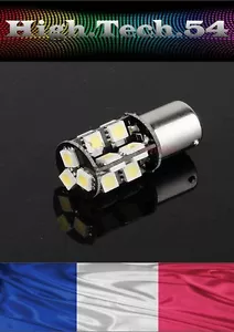 2 Ampoules BA15s 19 Leds SMD Canbus Blanc Xenon Sans Erreur ODB Feux de jour - Imagen 1 de 1