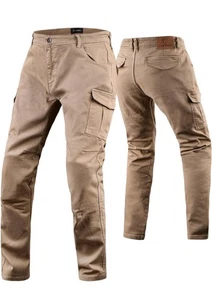 J.A.G. Pantalones cargo de motocicleta para hombre - Pantalones de mezclilla ajustados de tela de sarga 36XL - Imagen 1 de 11