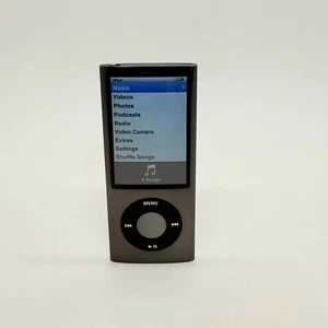 Apple iPod nano 5ta Generación Negro Carbón/Gris (16 GB) Probado - Imagen 1 de 11