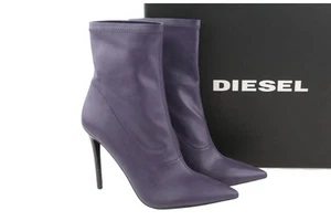 DIESEL D-Yucca AB Women Heels EU40 Purple Coated Kitted Heels RRP€300 - Picture 1 of 10