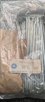 1x Kit de radios de rueda delantera Yamaha GT MX 80 JT1L JT2MX años 70 288-25104-01 Foto 1 de 4