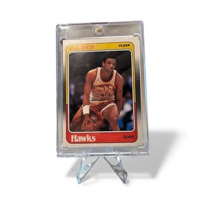 1988-89 Fleer Doc Rivers #3 Atlanta Hawks - Image 1 of 2