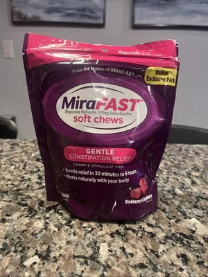 MiraFAST Soft Chews from The Makers of MiraLAX Constipation Relief 60 CT - Image 1 of 4