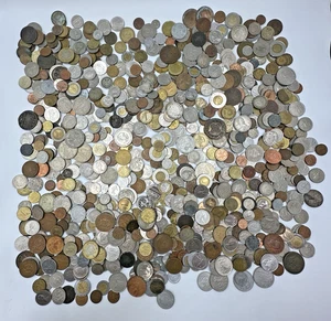 Unsearched Foreign World Mixed Coin Lot 10 LBS Pounds. Lot 43 - Picture 1 of 17