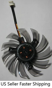 Tarjeta de video ATI nVidia ASUS zafiro gigabyte etc 75 mm ventilador 40 mm montaje 3 pines - Imagen 1 de 1