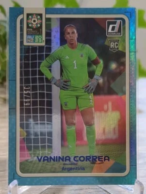 2023 Panini Donruss FIFA Women's World Cup Blue #5 Vanina Correa Rookie /99 - Image 1 of 2
