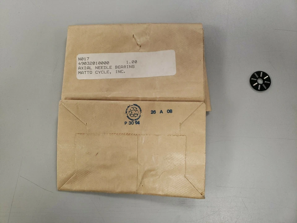 Cojinete axial de varilla de empuje de embrague KTM 1985-1991 80MX #490.32.010.000 Foto 1 de 1