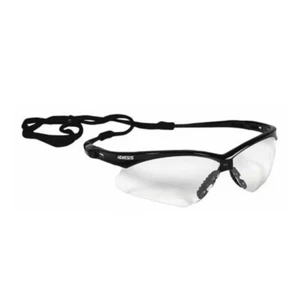 Jackson Nemesis Safety Glasses Black Clear Antifog - Box Of 12 - Picture 1 of 5