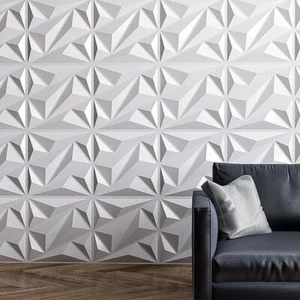 12pcs 3D PVC Wall Panels Wallpaper Fireproof Waterproof Cover to 35 Sq.ft - Picture 1 of 12