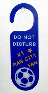 Door Sign Children Adult Bedroom Hanger 3D Gift Present~Do Not Disturb Man City - Picture 1 of 1