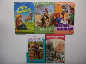 5x Pony-Club Bücher Pferdebücher - Sharon reitet wieder...Sammlung, Gebunden - Foto 1 di 1