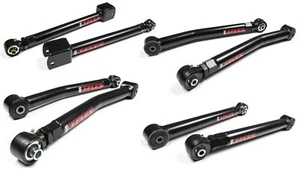 JKS UPPER & LOWER ADJUSTABLE CONTROL ARMS,FRONT,REAR,FITS 2007-2018 WRANGLER JK - Picture 1 of 5