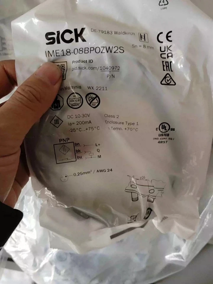 1pcs SICK IME18-08BPOZW2S 1040972 - Image 1 of 1