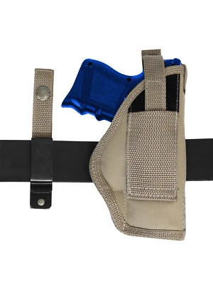 New Barsony Desert Sand 360Carry 12 Option Holster for Compact 9mm 40 45  - Image 1 of 4