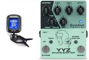 Tech 21 SansAmp Geddy Lee YYZ Shape-Shifter Bass Pedal (FREE DUNLOP TUNER) - Picture 1 of 2