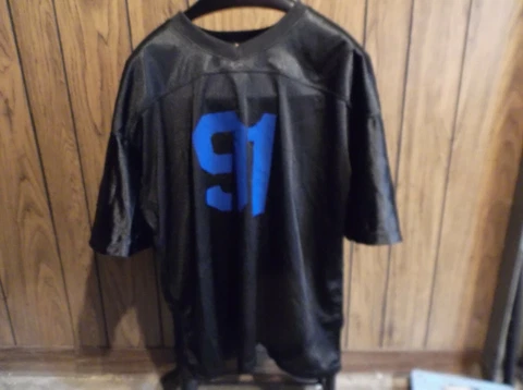 Detroit Lions jersey black large 2XL No name  short sleeve #91 Michael Brockers Cover