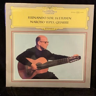 FERNANDO SOR - 24 Etudes - NARCISO YEPES, guitar - DGG TULIP ST LP IN SHRINK - Image 1 of 4