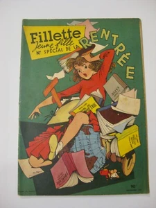 Fillette. Jeune fille Spécial rentrée Ed. SPE EO 1958 TBE - Imagen 1 de 1