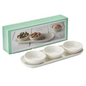 Sophie Conran for Portmeirion - 3 Dip Bowl and Tray Set in Box - Picture 1 of 8