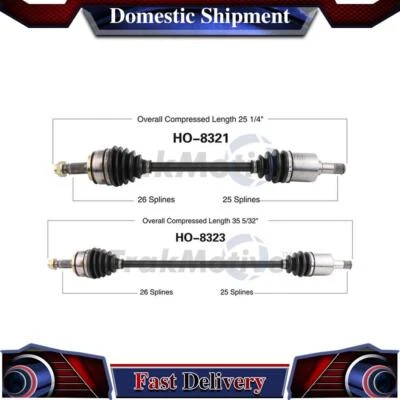 Соединение переднего левого правого привода оси CV в сборе для Honda 2009 2010 2011 годов выпуска - Изображение 1 из 3