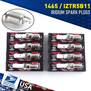 8x Fit NGK 1465 Laser Double Iridium Spark Plugs IZTR5B11 Genuine OEM Quality - Picture 1 of 21
