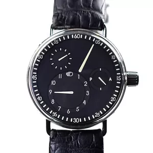 Ressence Type 1001 SeriesOne Limited 150 42mm Pełny zestaw AM/PM Orbitalna czarna tarcza - Zdjęcie 1 z 23