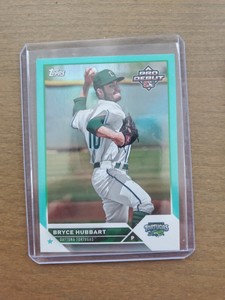 2023 Topps Pro Debut Baseball Bryce Hubbart PD-67 Aqua 33/75 Cincinnati Reds