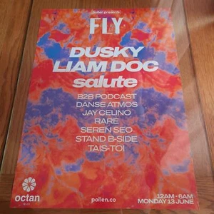 FLY CLUB 13/06/22 @ OCTAN IBIZA 2022 - IBIZA CLUB POSTERS - DJ HOUSE MUSIC - Picture 1 of 1