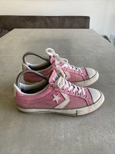 Converse Star Player Pink Trainers Size UK 4 Shoes - Picture 1 of 7