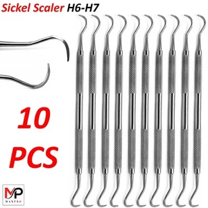 Escalador de hoz Higiene posterior anterior Escalador de hoz Instrumentos dentales de acero - Imagen 1 de 6