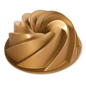 NEW Nordic Ware Premier Gold Heritage Bundt Pan - Picture 1 of 5