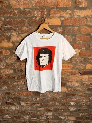 Vintage Y2K Che Guevara Cuba activist revolution resistance White  L tshirt - Image 1 of 4
