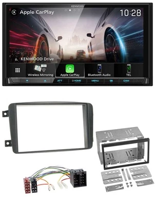 Kenwood MP3 2DIN USB DAB Bluetooth Autoradio für Mercedes C-Klasse Vito CLK Vian - Bild 1 von 4