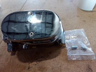 GM Street Rod Chrome Aluminum 1" Bore Master Cylinder 3/8" 4 Ports Smooth Top - Image 1 of 4